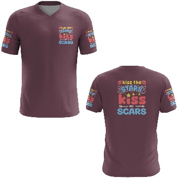 Discover Inspiring Kiss the Stars, Embrace Your Scars 3D T Shirts
