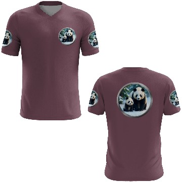 Discover Panda and Cub Animal 3D T Shirts