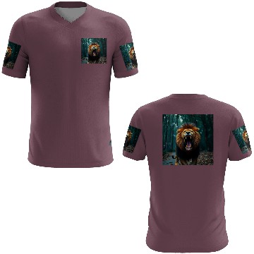 Discover Angry lion 3D T Shirts