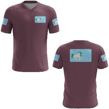 Discover Fantasy unicorn - aqua blue - design for kids 3D T Shirts