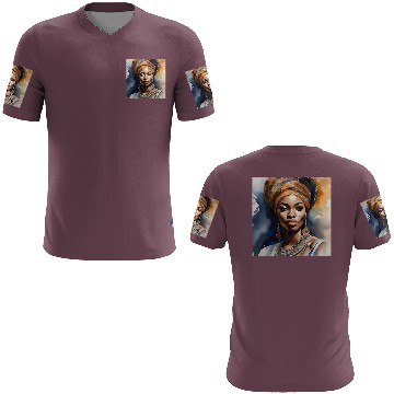 Discover African Woman Portrait F 3D T Shirts