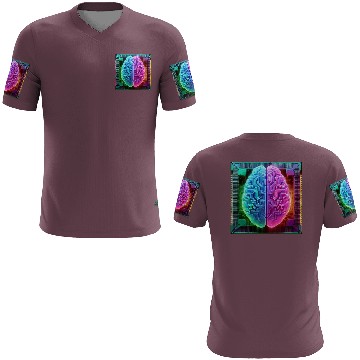 Discover AI Brain CPU 3D T Shirts