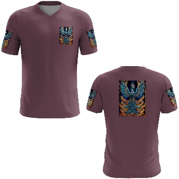 Discover Flying Blue Phoenix 3D T Shirts