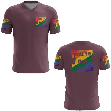 Discover You are Not Alone Rainbow 3D T Shirts
