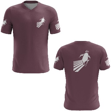 Discover Penguin Stride Running Jogging Adventure 3D T Shirts