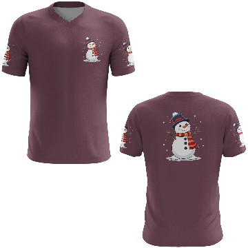 Discover Happy Snowman 3D T Shirts