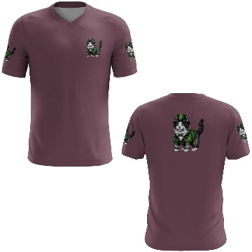 Discover Lucky Cat in Green - St. Patrick’s Day 3D T Shirts