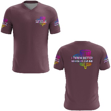 Discover I Throw Better When Im Drunk Funny Disc Golf Humor 3D T Shirts