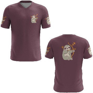 Discover Sagittarius Zodiac Sloth Archer Adventure 3D T Shirts