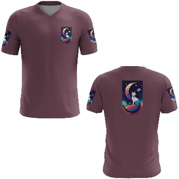 Discover Celestial Cosmic Cat 3D T Shirts