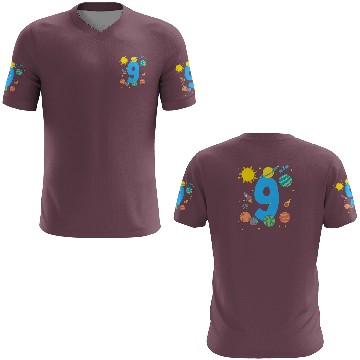 Discover Space Adventure Number Nine Fun 3D T Shirts