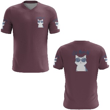 Discover Funny Cat Mom Club Sunglasses 3D T Shirts