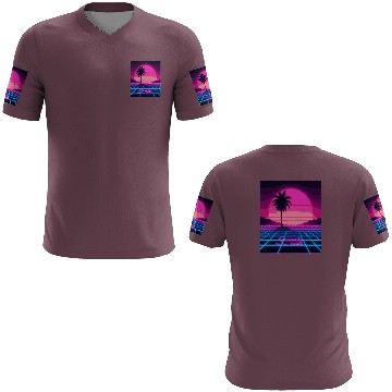 Discover Chasing Sunsets Synthwave 3D T Shirts - Retro Neon 3D T Shirts
