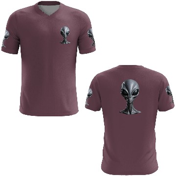 Discover Real Tall Grey Alien Extraterrestrial 3D T Shirts