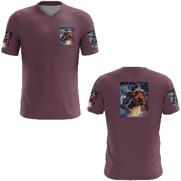 Discover Storm Warrior with Axe and Primal Fury 3D T Shirts