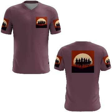 Discover Western Silhouette Sunset 3D T Shirts