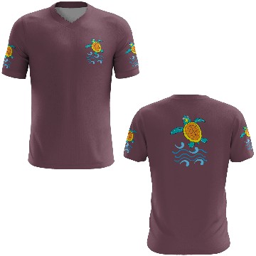Discover Cute Hawksbill Baby Sea Turtle 3D T Shirts