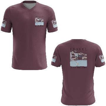 Discover Travel Therapy Design 3D T Shirts