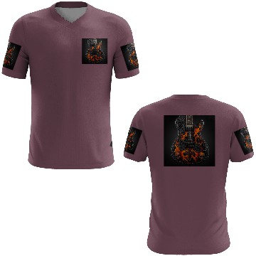 Discover Gothic Guitar Sticker 3D T Shirts