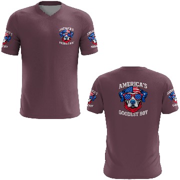 Discover America’s Goodest Boy Dog 3D T Shirts