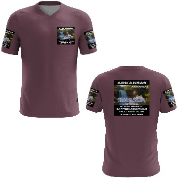 Discover Arkansas Natural Art 3D T Shirts