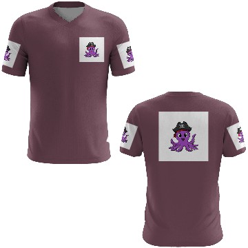 Discover Friendly Octopus Pirate 3D T Shirts -Cute Ocean Animal