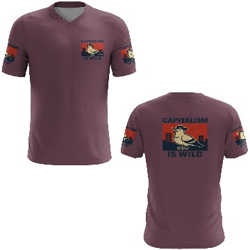 Discover Wild Capitalism Embraces Urban Hustle 3D T Shirts