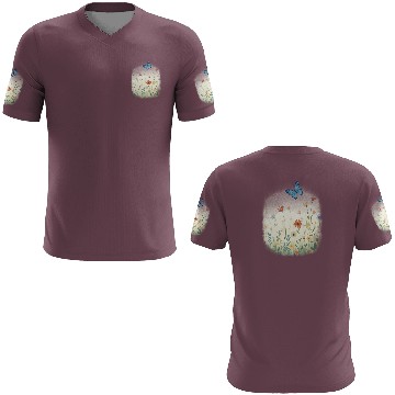 Discover Flowers and butterflies 3D T Shirts