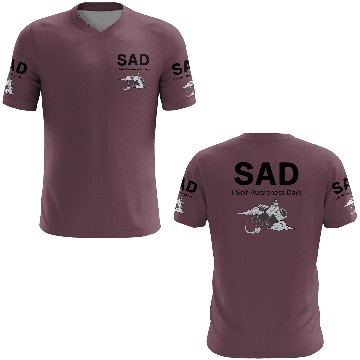 Discover SAD – Self-Awareness Day 3D T Shirts for Happy Lone Wolves