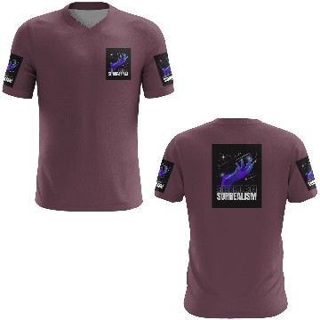 Discover Vivid Surrealism Hand with Cosmic Lights 3D T Shirts