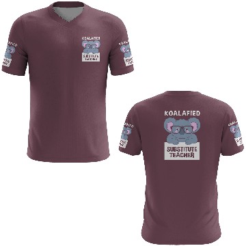 Discover Substitute Teacher Koala School Teaching 3D T Shirts