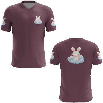 Discover Sweet Bunny Libra Illustration 3D T Shirts