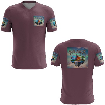 Discover Surreal Floating Island with Mushrooms and Time 3D T Shirts