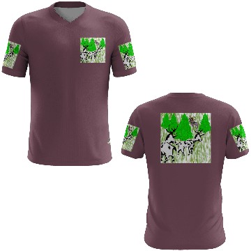 Discover Whimsical Forest Moose with Reindeer 3D T Shirts