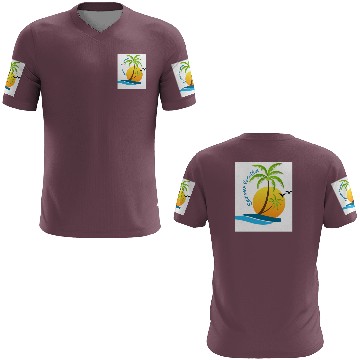Discover Tropical Sunset Beach Scene 3D T Shirts