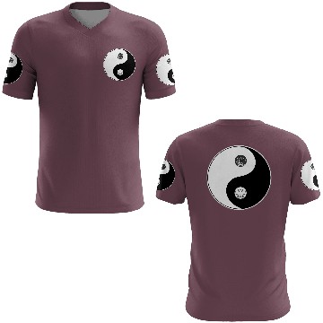 Discover Yin-Yang Tao Lotus Symbol Design 3D T Shirts