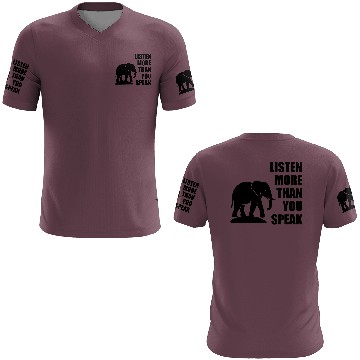 Discover Listen More Than You Speak – Elephant Silhouette 3D T Shirts