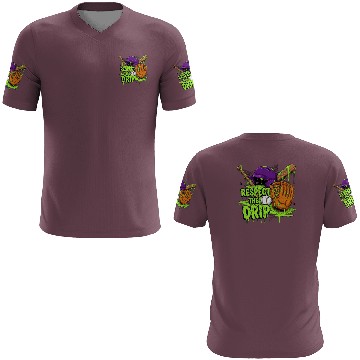Discover Respect the Drip Baseball Fan Halloween  3D T Shirts