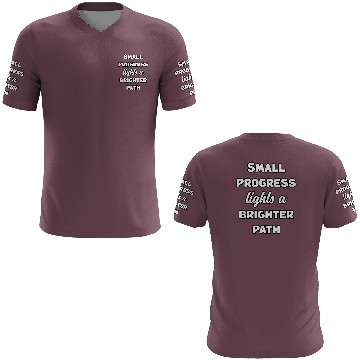Discover Small Progress Lights A Brighter Path Message	 3D T Shirts