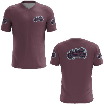Discover Hello Sunshine Inspirational Script Design 3D T Shirts