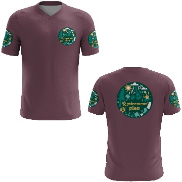 Discover Retirement Plan Nature Escape Design 3D T Shirts