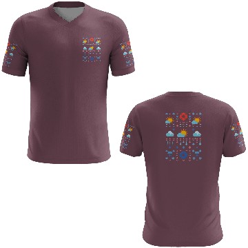 Discover Celestial Weather Pattern Illustration 3D T Shirts