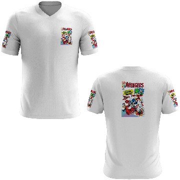 Discover Disney 100 Mickey Mouse & Friends Avengers Comics Book Retro 3D T Shirts