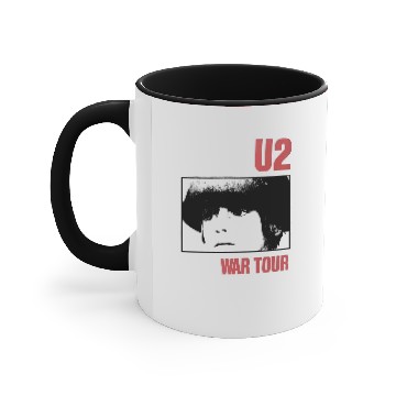 Discover U2 War Tour Accent Mugs