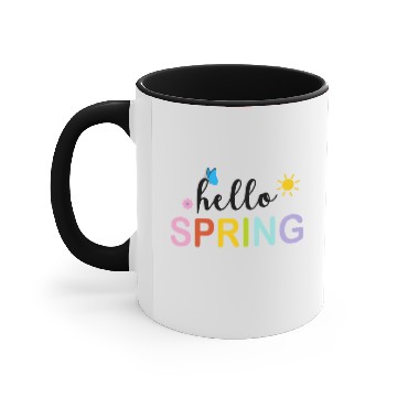 Discover Hello Spring Accent Mugs