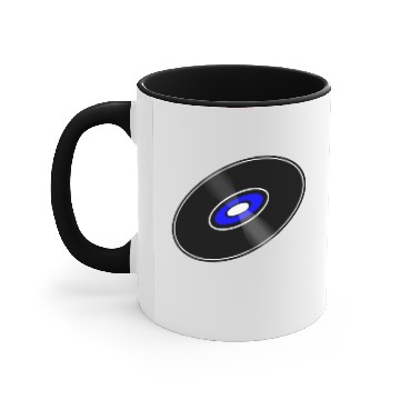 Discover Record Vinyl Accent Mugs