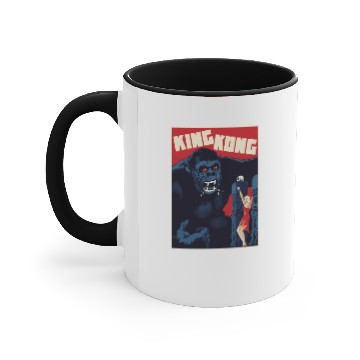 Discover King Kong Red Accent Mugs