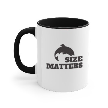 Discover size matters Accent Mugs