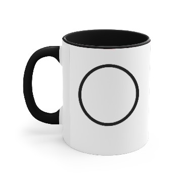 Discover circle outline Accent Mugs