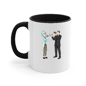 Discover Rick and Archer Drinking by JadaGrahamIII Accent Mugs
